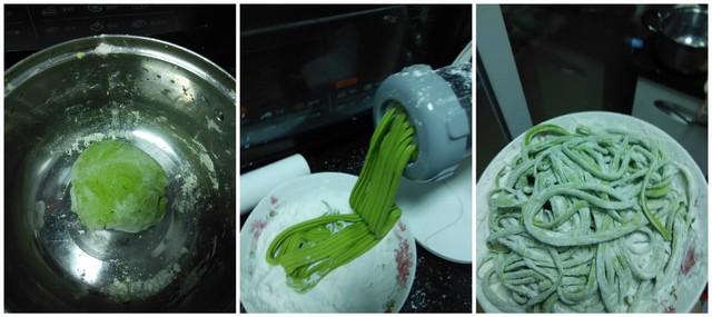 菠菜山药虾虾面,菠菜虾面做法婴儿辅食