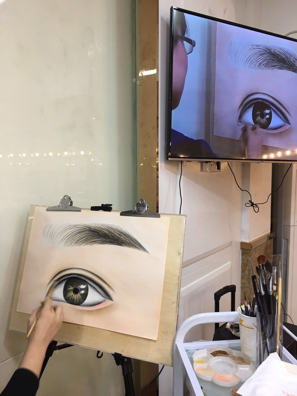 学纹眉怎么样画眉毛才对称,纹眉画眉时候不好画怎么办