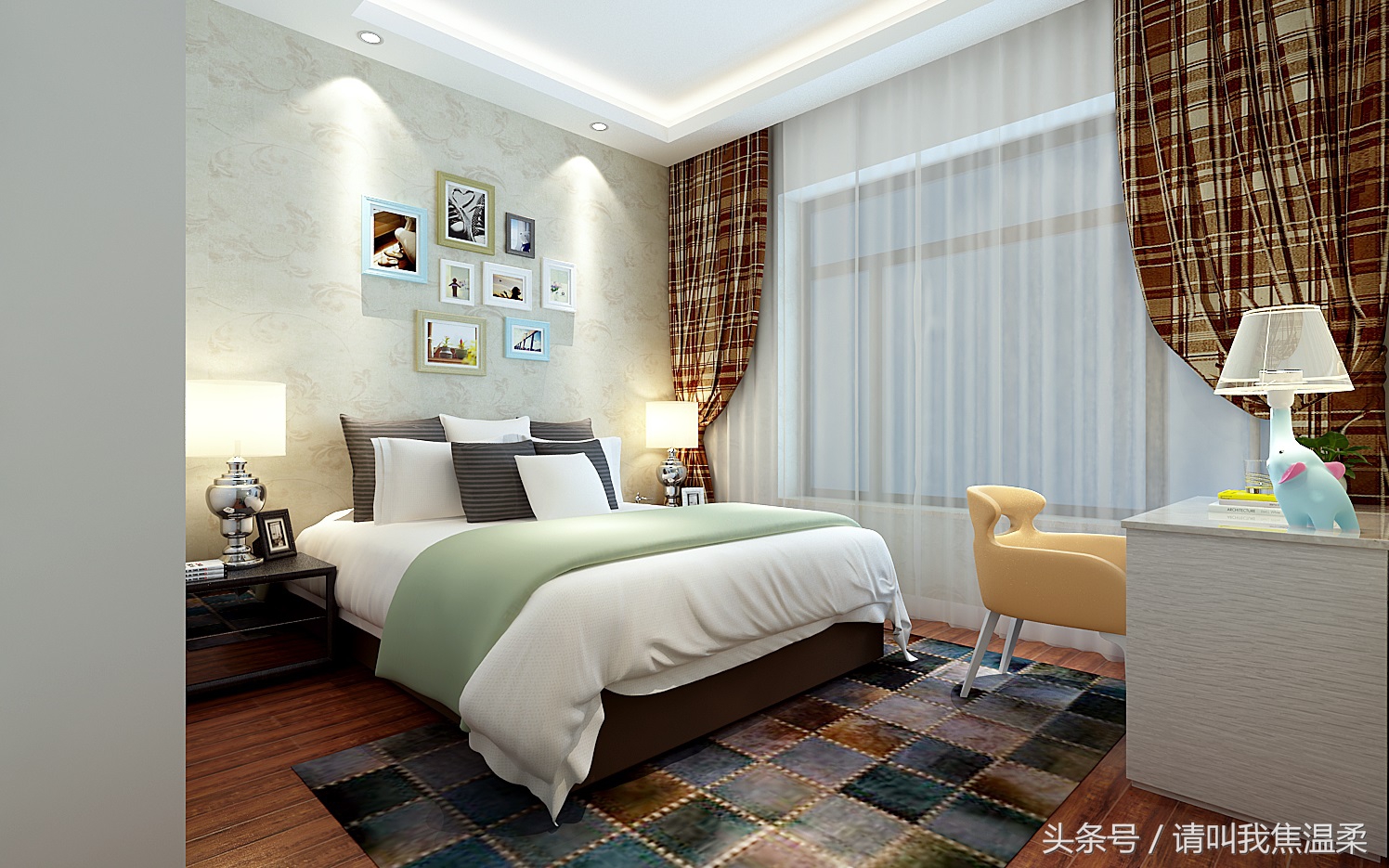 西安恒大复式楼装修效果图,西安曲江紫金城室内装修设计图