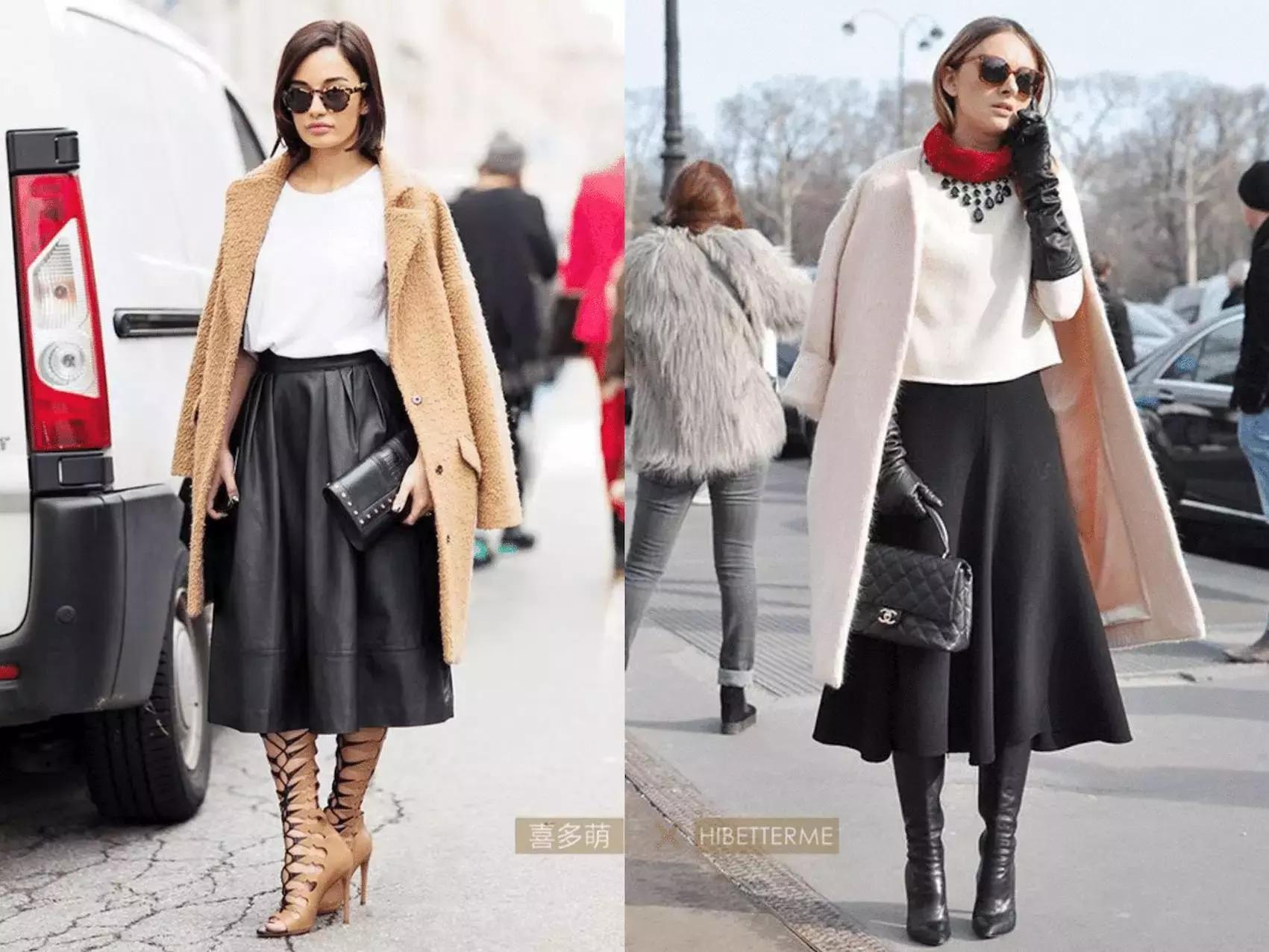 冬天怎么穿裙子好看又不冷,冬天裙子怎么穿超好看