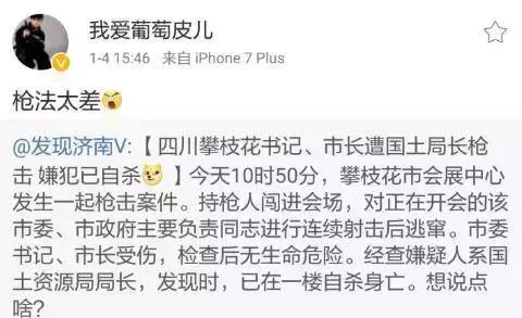 攀枝花枪击案最新结果,2017年攀枝花市枪击案