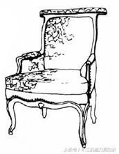 常见西洋古典家具：桌椅、折凳、榻、柜子