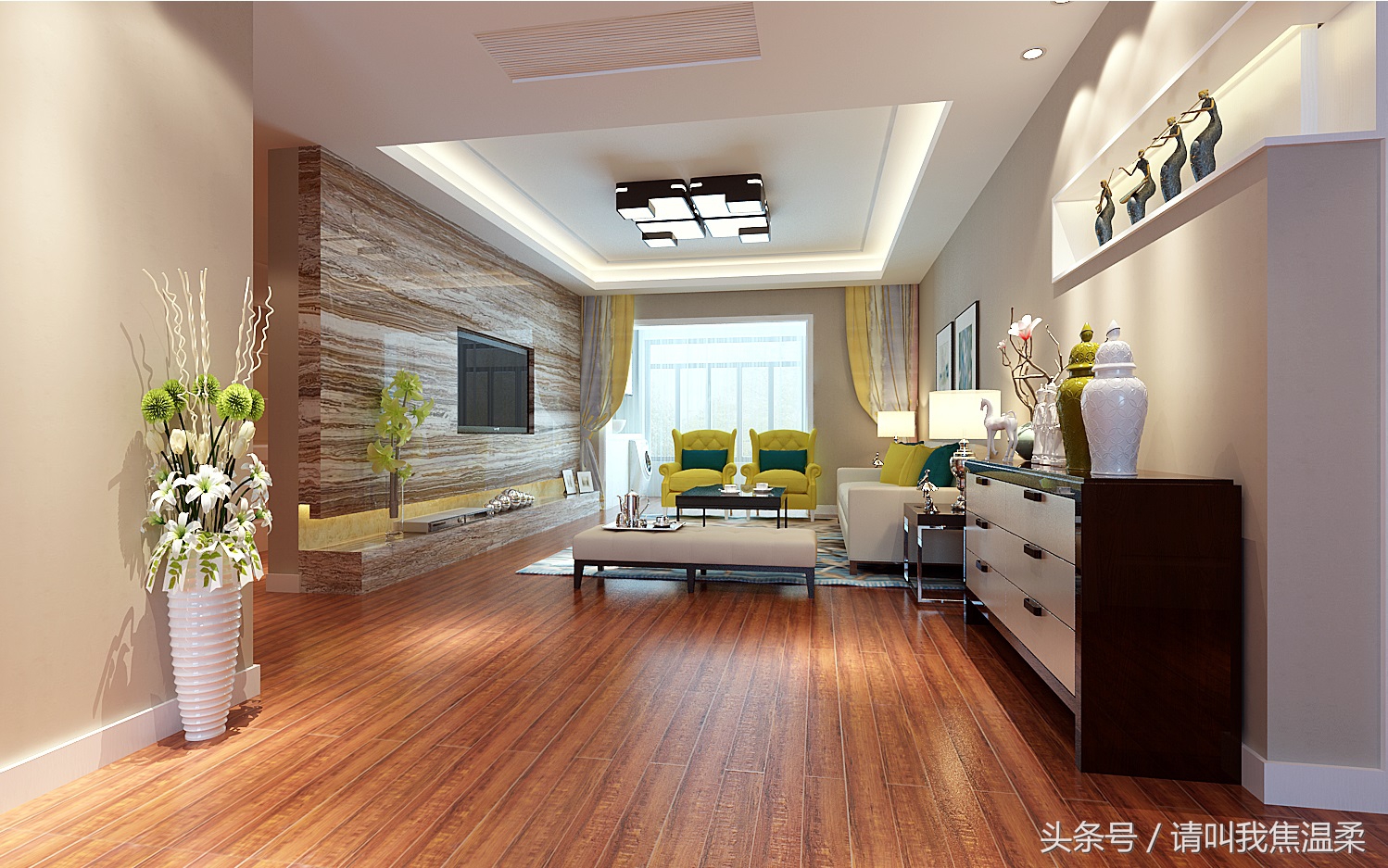 西安恒大复式楼装修效果图,西安曲江紫金城室内装修设计图