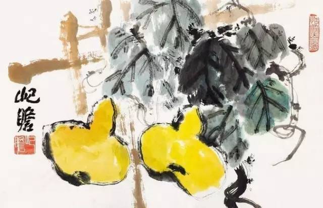 福禄双全葫芦如意图,真迹字画葫芦图案大全