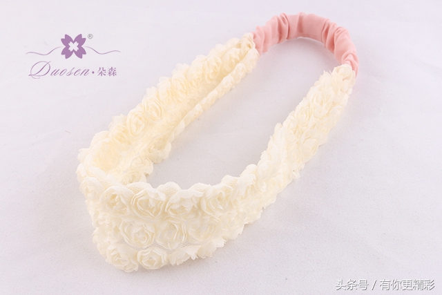 立体玫瑰花网纱面料,植绒玫瑰花材料包批发工厂