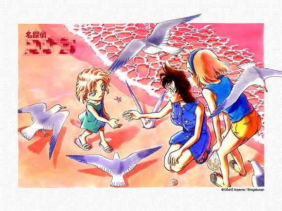 柯南灰原哀超帅瞬间,名侦探柯南灰原哀腹黑