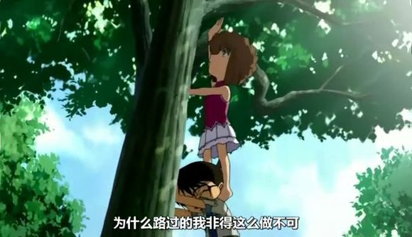 柯南灰原哀超帅瞬间,名侦探柯南灰原哀腹黑