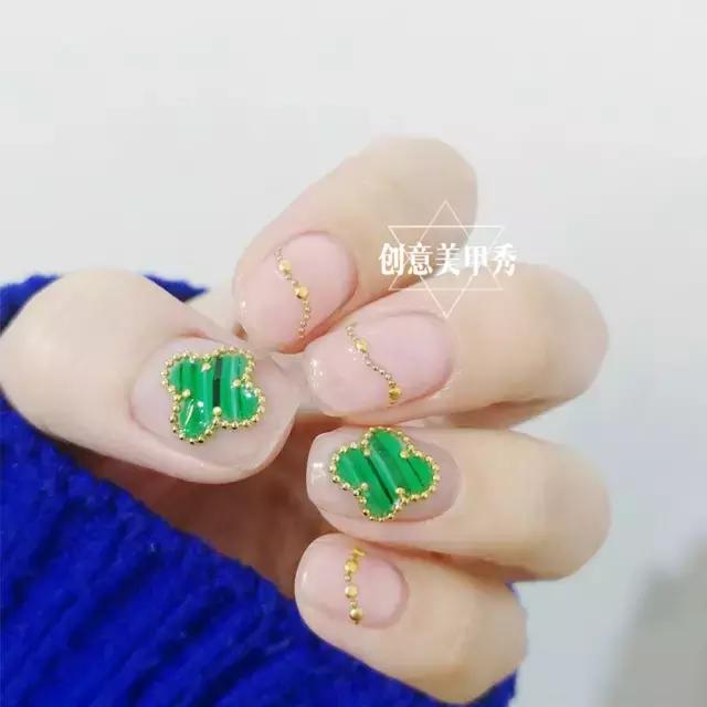 流行的韩国美甲,韩国最新款美甲