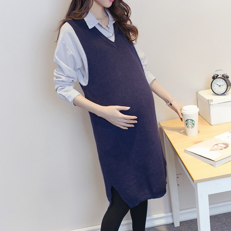 打底衫孕妈内搭,潮妈孕期穿搭打底衫