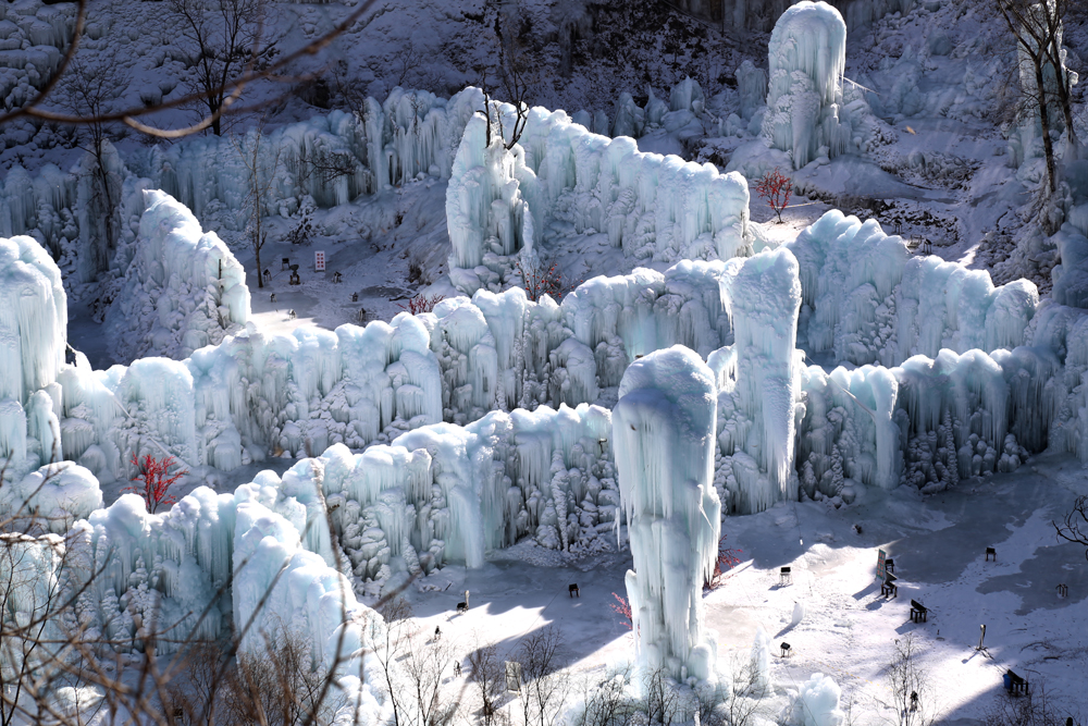沕沕水冰瀑冰灯特价票,沕沕水景区冰灯需要门票吗