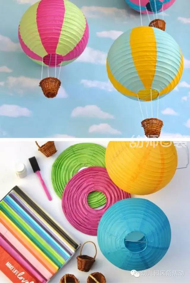 幼儿园新年灯笼布置场景,幼儿园环境布置创意挂饰