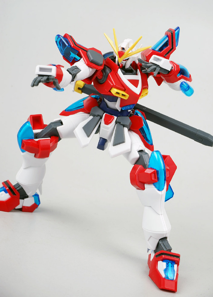 万代hg风灵高达修改型测评,万代hg神木燃烧