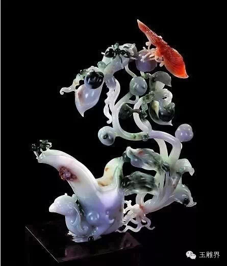 粉色紫罗兰翡翠,女人喜爱的珠宝