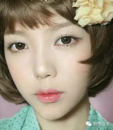 平眉韩系妆容,平眉很难看吗