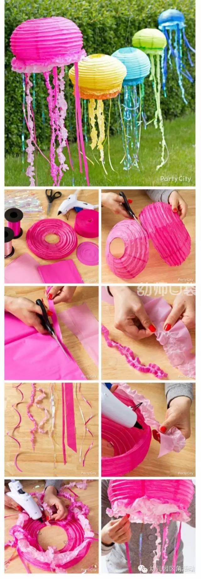 幼儿园新年灯笼布置场景,幼儿园环境布置创意挂饰