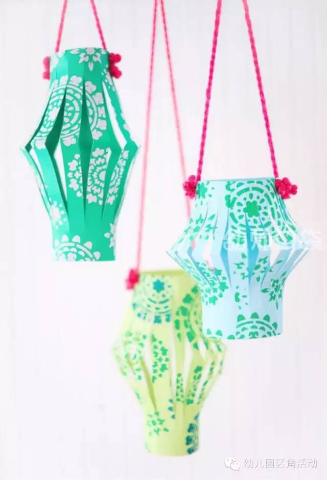 幼儿园新年灯笼布置场景,幼儿园环境布置创意挂饰