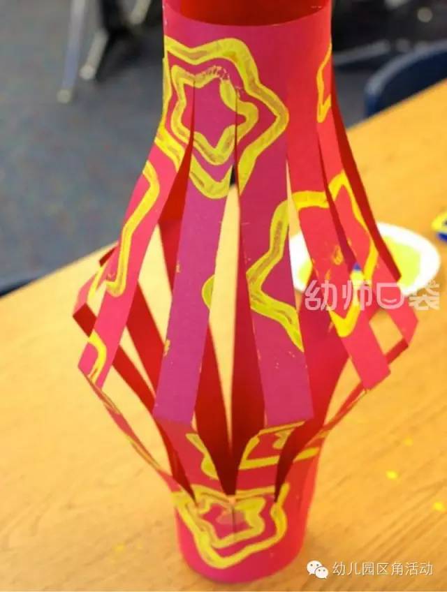 幼儿园新年灯笼布置场景,幼儿园环境布置创意挂饰