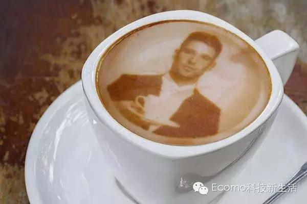 复古咖啡机拉花 (黑科技3d咖啡拉花机个性图案diy)