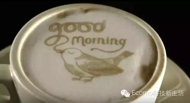 复古咖啡机拉花 (黑科技3d咖啡拉花机个性图案diy)