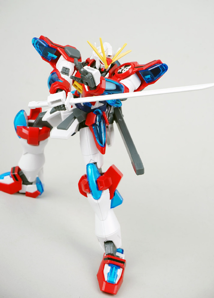 万代hg风灵高达修改型测评,万代hg神木燃烧