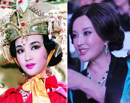 刘晓庆整容前后对比照吓人驻颜有术是骗人的!