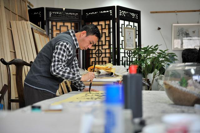 傅刚书画,天津书画家傅刚