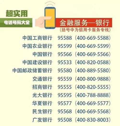 春节将至，假期必备！燃爆朋友圈！100个超实用电话号码