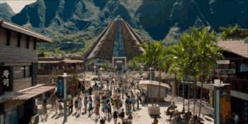 侏罗纪公园中的恐龙,侏罗纪水上乐园出现真实恐龙