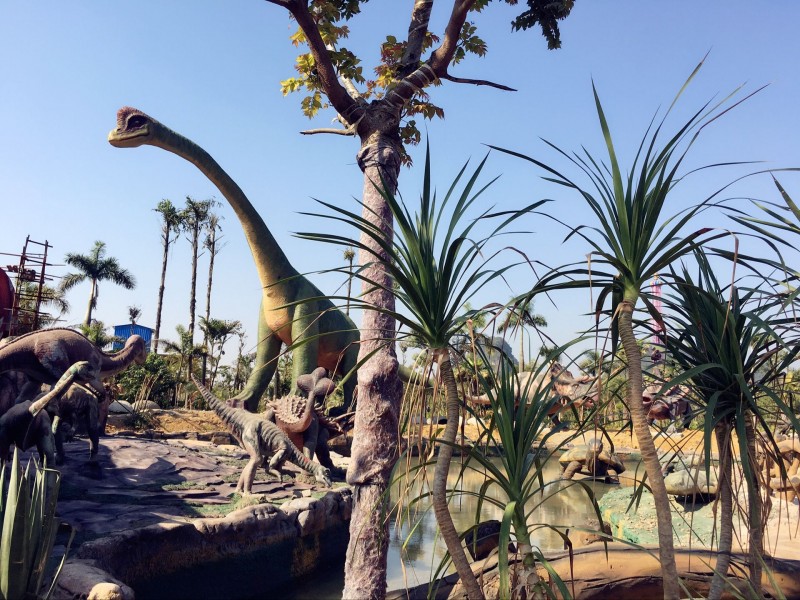 侏罗纪公园中的恐龙,侏罗纪水上乐园出现真实恐龙