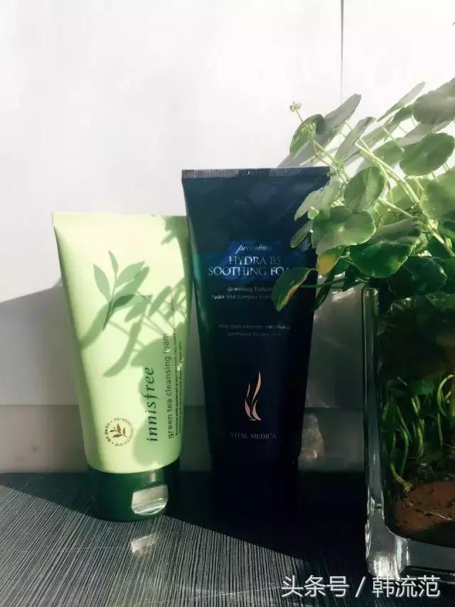 韩国悦诗风吟绿茶洁面乳测评,悦诗风吟蓝莓氨基酸洗面奶测评