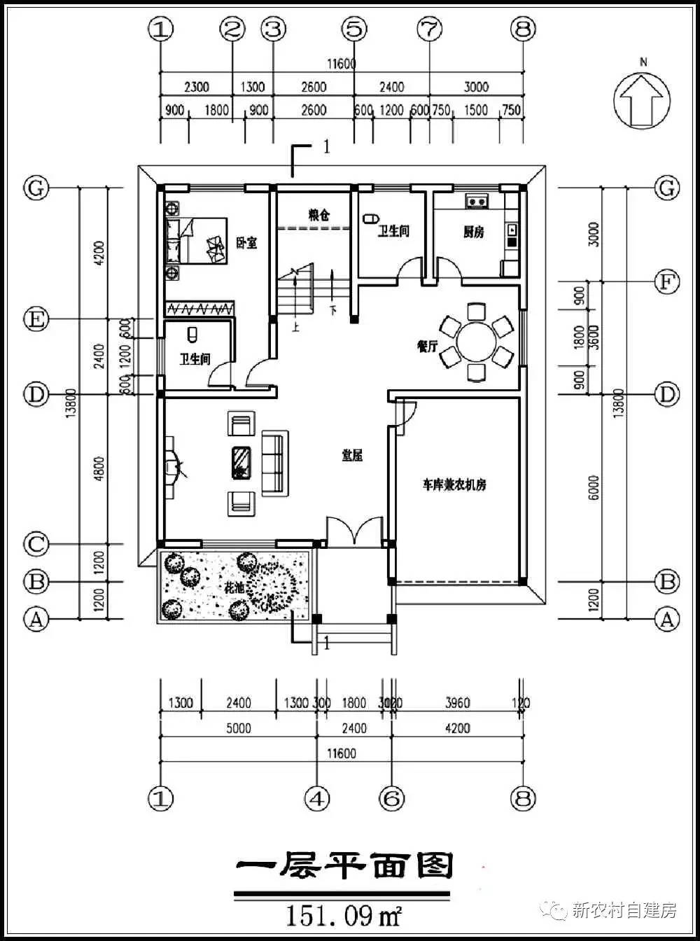 双拼二层兄弟共建房图纸20万以内,20万别墅砖混二层免费图纸