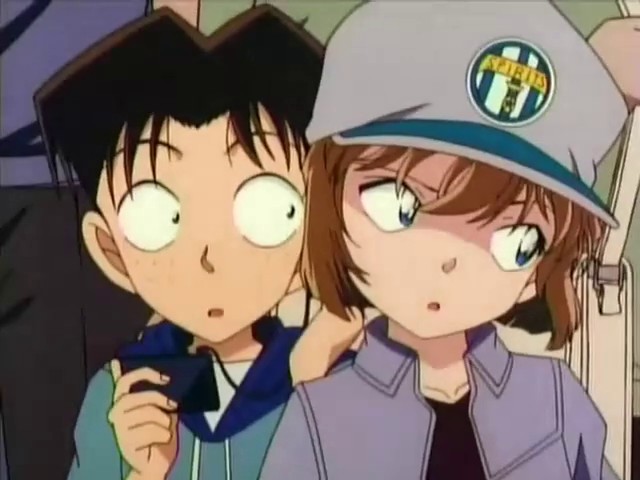 柯南灰原哀超帅瞬间,名侦探柯南灰原哀腹黑