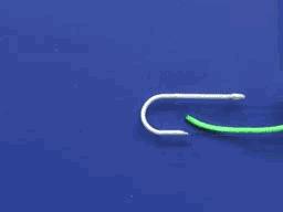 鱼线与鱼钩的连接方法图解,鱼线鱼钩对接的方法图解