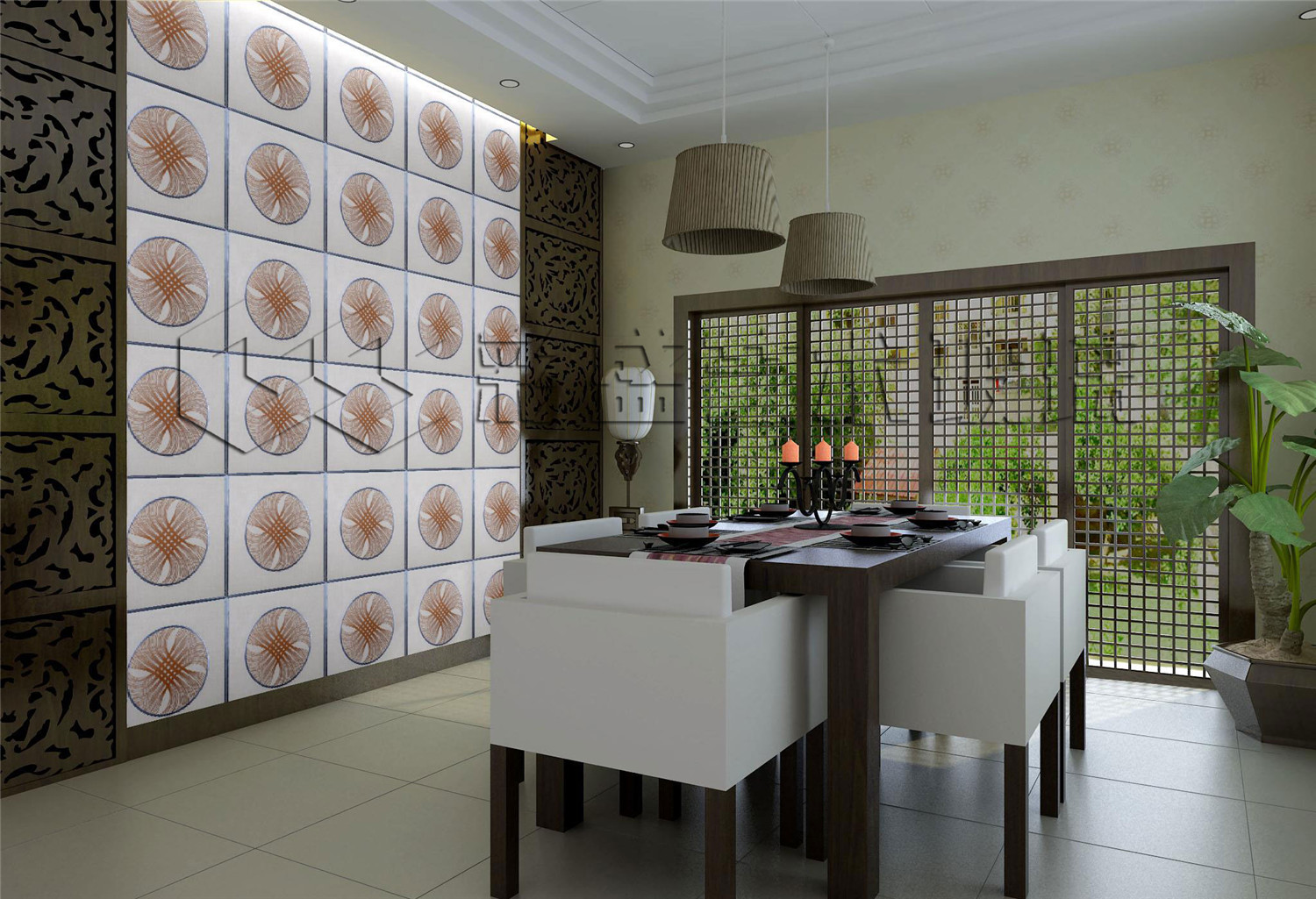 玻璃镜墙装修效果图,玻璃背景墙效果图大全2020款