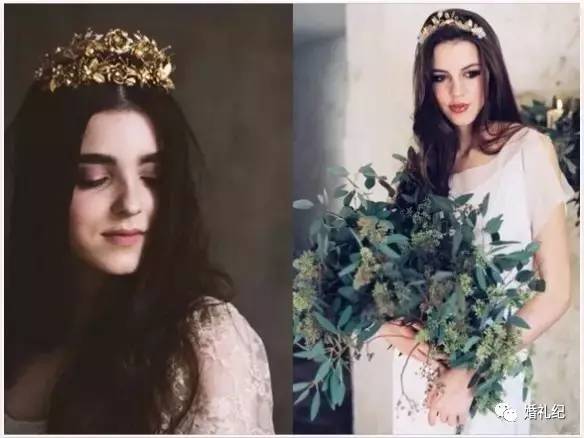 新娘皇冠发型推荐,韩式皇冠新娘发箍推荐