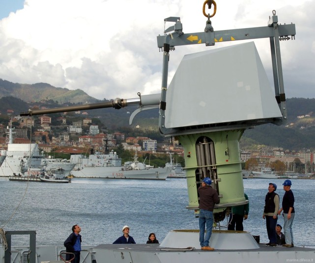 台康定级舰炮回意大利升级完毕,为防被扣海运回台时避开香港