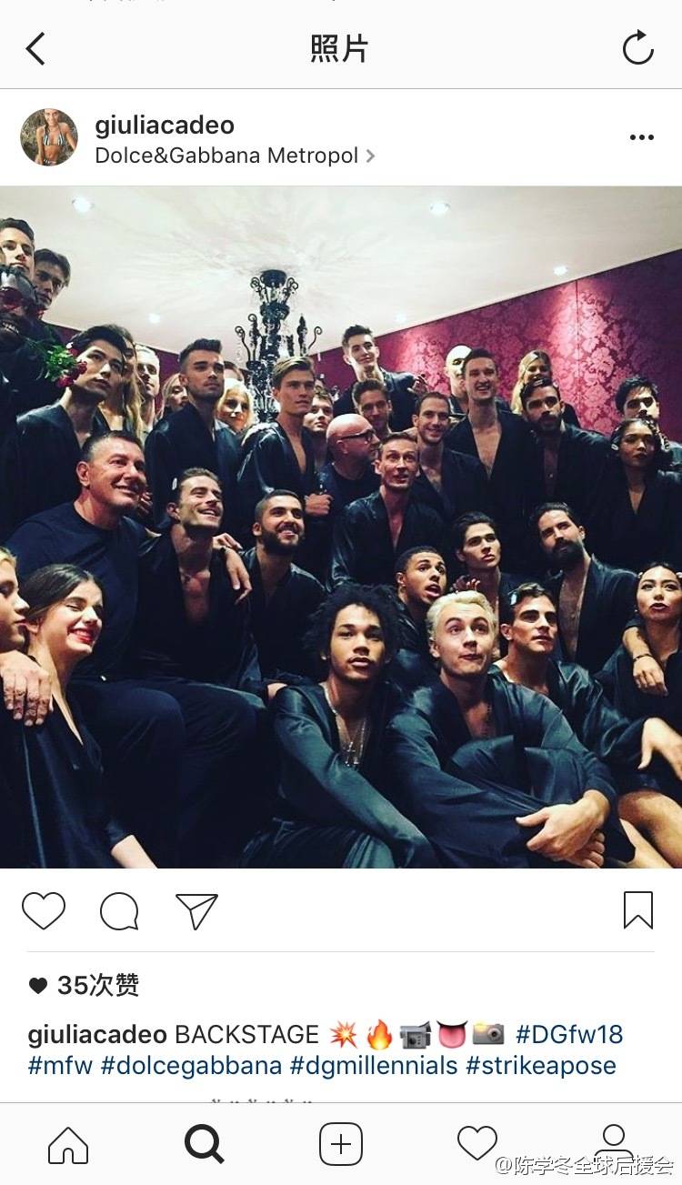 陈学冬杜嘉班纳,陈学冬杜嘉班纳走秀