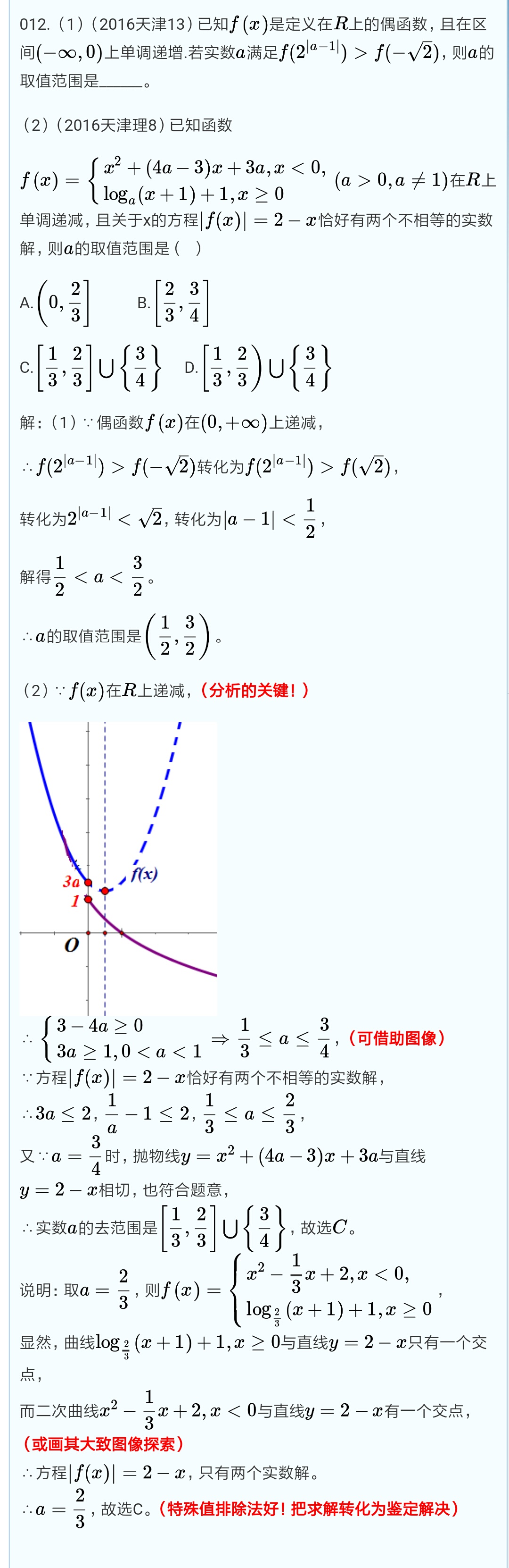 每日一讲高中数学函数解析式求解,高考数学必会函数性质之间的关系