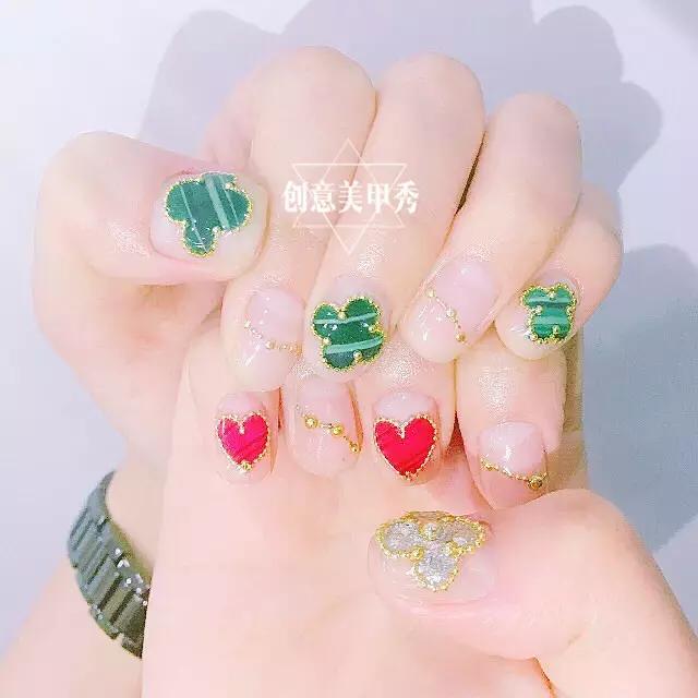 流行的韩国美甲,韩国最新款美甲