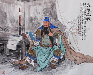 关羽败走麦城是三足鼎立的标志吗,关羽卧蚕眉丹凤眼图片