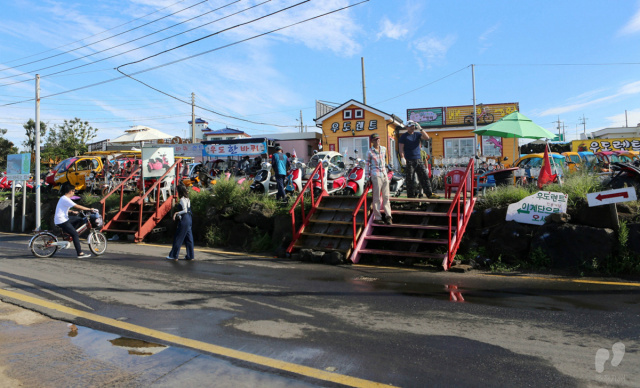济州岛之牛岛行环岛骑行,济州岛环岛骑行视频