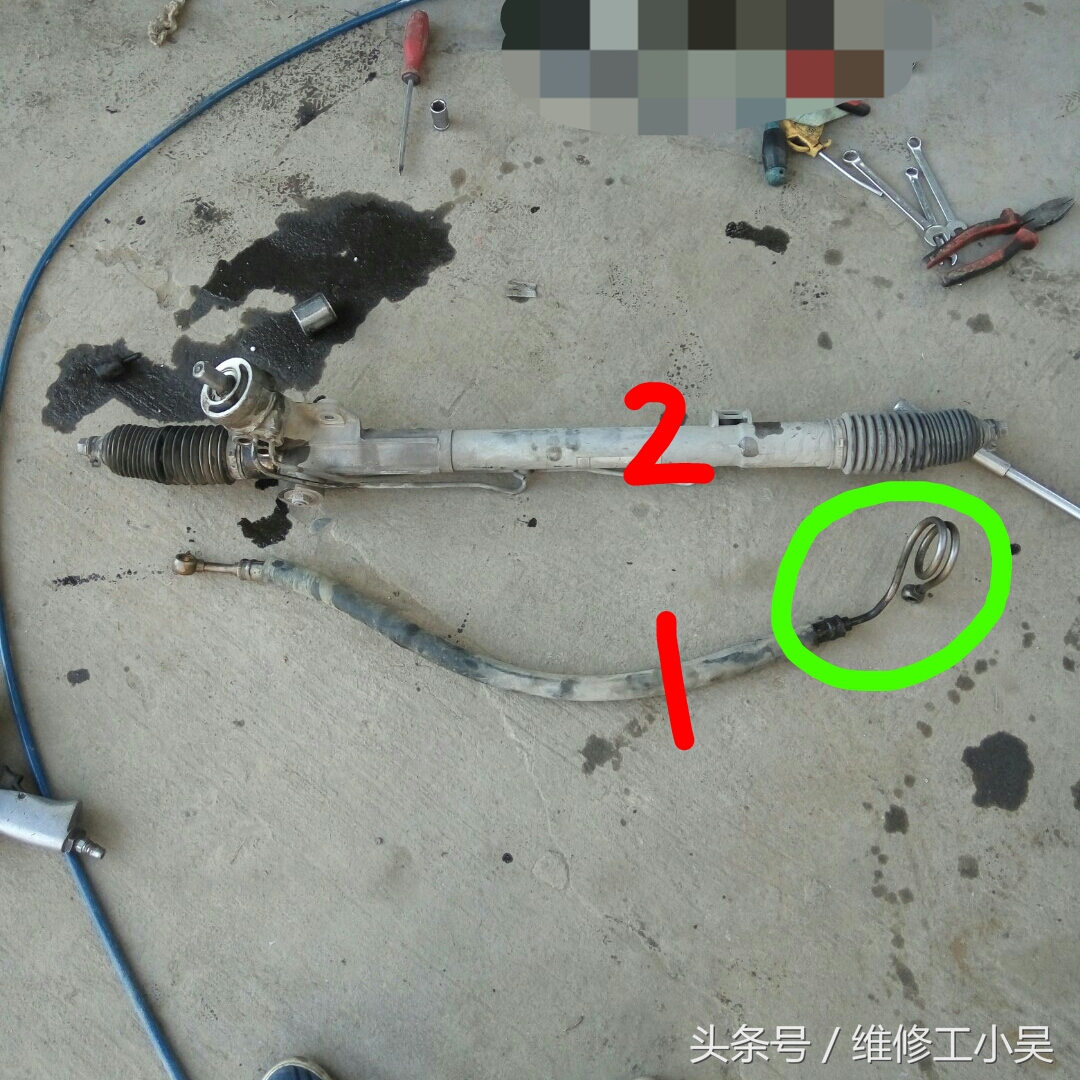 二十多万公里的*萨特帕**方向机出问题了,只能更换新的,不能维修!