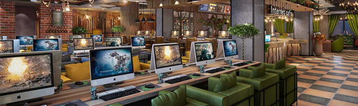 良子网咖家具——网咖应该怎么开?