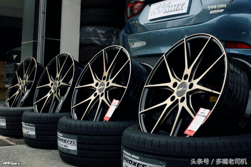 2021马自达阿特兹2.5改装轮毂,mmx轮毂m1609黑色