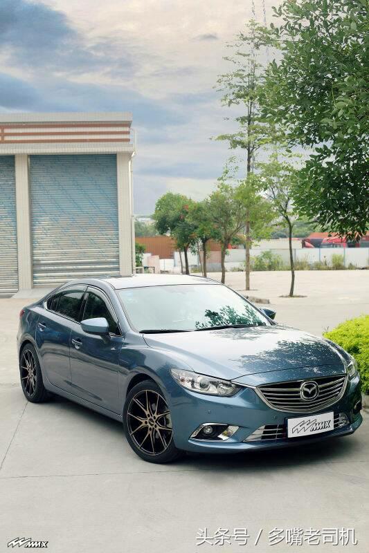 2021马自达阿特兹2.5改装轮毂,mmx轮毂m1609黑色