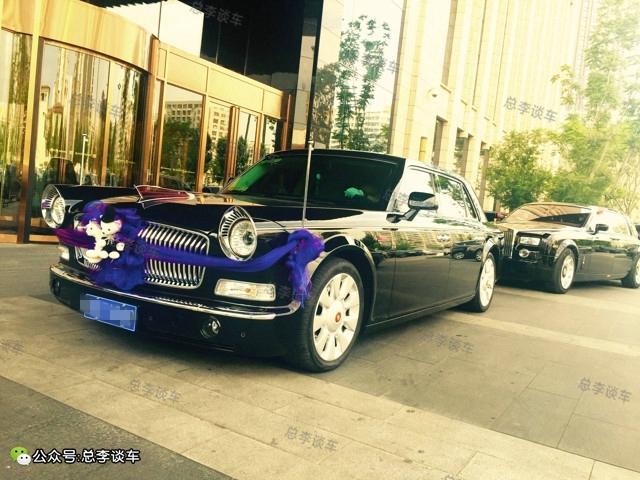 女子开千万防弹车,这车接新娘真霸气,国内罕见婚车