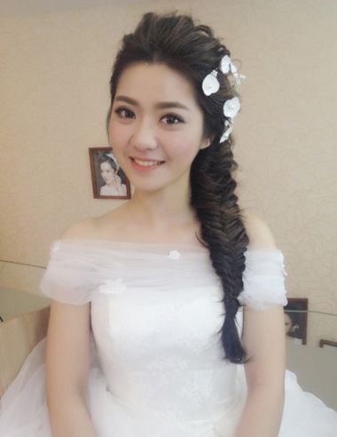 日常编发成人长发淑女,长发发型编发简单好看