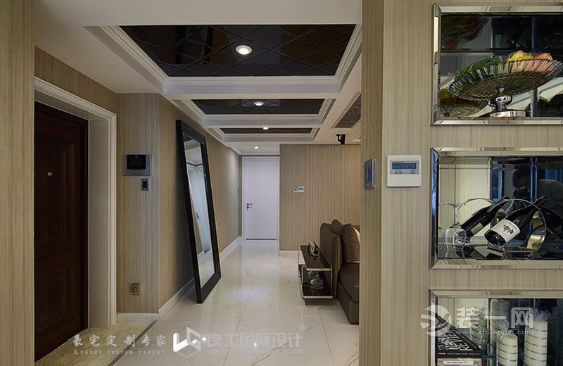 乍一看黑乎乎一片类似何以笙的家杭州江南文苑大户型装修