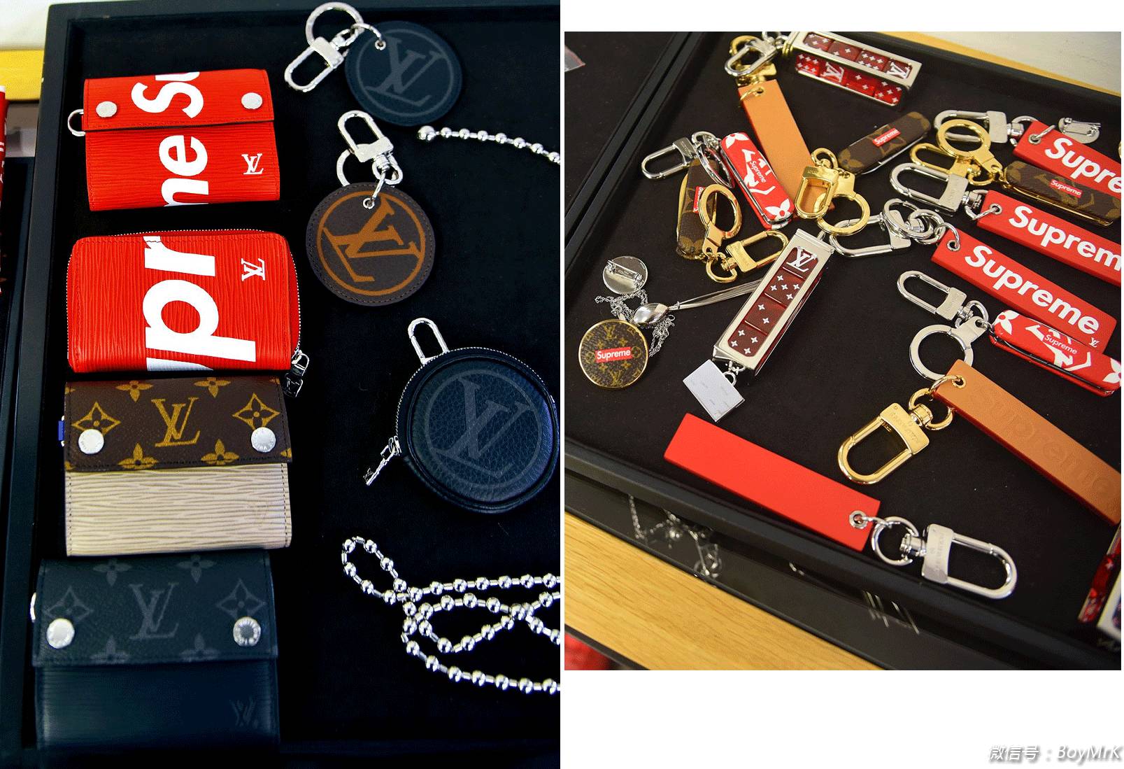 lvsupreme联名套装,supreme最难抢的联名