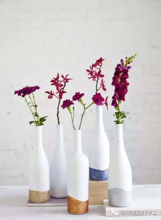 幼儿园废旧化妆瓶手工制作大全,废物利用手工幼儿园罐头瓶